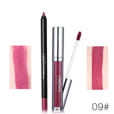 VERONNI Brand 13 Colors Lipgloss Lipliner Makeup Sets Batom Nude Velvet Pigment Lip Gloss Liner Sticks Waterproof Cosmetics Kit