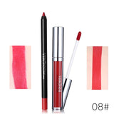 VERONNI Brand 13 Colors Lipgloss Lipliner Makeup Sets Batom Nude Velvet Pigment Lip Gloss Liner Sticks Waterproof Cosmetics Kit