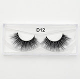 Visofree 3D silk eyelashes handmade full strip lashes thick false eyelashes makeup silk eye lashes 3d ipek kirpik silk lashes