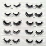 Visofree 3D silk eyelashes handmade full strip lashes thick false eyelashes makeup silk eye lashes 3d ipek kirpik silk lashes