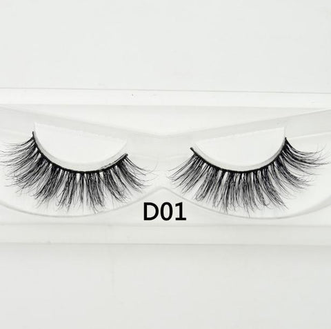 Visofree Eyelashes 3D Mink Lashes Luxury Hand Made Mink Eyelashes Medium Volume Cruelty Free Mink False Eyelashes Upper Lashes