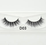 Visofree Eyelashes 3D Mink Lashes Luxury Hand Made Mink Eyelashes Medium Volume Cruelty Free Mink False Eyelashes Upper Lashes