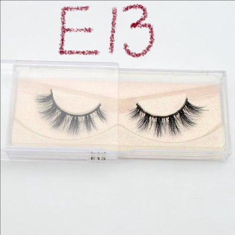 Visofree Eyelashes 3D Mink Lashes natural handmade  volume soft lashes long eyelash  extension real mink eyelash for makeup E01