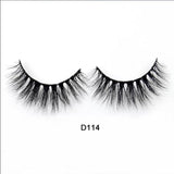 Visofree Eyelashes Mink Eyelashes Luxury Hand Made 3D Mink Lashes High Volume Cruelty Free Mink False Eyelashes Upper Lashes