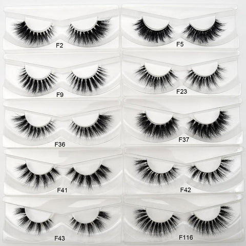 Visofree Mink Eyelashes Invisible Band Lashes Natural 3D Mink False Eyelash Full Strip Transparent band lashes cilios posticos