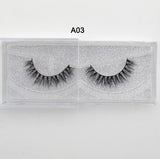 Visofree Mink Lashes 3D Mink False Eyelashes Long Lasting Lashes Natural & Lightweight Mink Eyelashes 1 pair Glitter Packaging