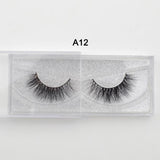 Visofree Mink Lashes 3D Mink False Eyelashes Long Lasting Lashes Natural & Lightweight Mink Eyelashes 1 pair Glitter Packaging