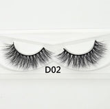 Visofree eyelashes 3D mink eyelashes long lasting mink lashes natural dramatic volume eyelashes extension false eyelashes D22