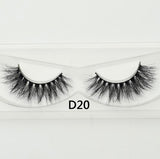 Visofree eyelashes 3D mink eyelashes long lasting mink lashes natural dramatic volume eyelashes extension false eyelashes D22