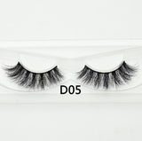 Visofree eyelashes 3D mink eyelashes long lasting mink lashes natural dramatic volume eyelashes extension false eyelashes D22