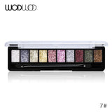 WODWOD Brand Makeup Palette 10 Color Nude Matte Eyeshadow Shimmer Diamond Glitter Eye Shadow