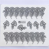 WUF 1pcs Hitoro Flower  Nail Stickers Water Transfer Decals Decoration Dream Cather Slider For Nail DIY Tips