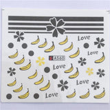 WUF 1pcs Hitoro Flower  Nail Stickers Water Transfer Decals Decoration Dream Cather Slider For Nail DIY Tips