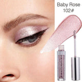 Waterproof Eyes Makeup Long Lasting Magnificent Metals Glitter And Glow Liquid Eye Shadow For Party