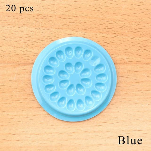 Wholesale Glue Gasket Eyelash glue holder Adhesive Pallet Eyelash Extension glue pads stand on eyelash plastic glue holder