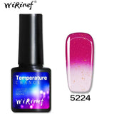 WiRinef 1pcs Temperature Nail Gel Polish Chameleon Thermo Varnish Semi Permanent Color Changing UV Lacquer