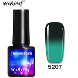 WiRinef 1pcs Temperature Nail Gel Polish Chameleon Thermo Varnish Semi Permanent Color Changing UV Lacquer