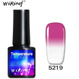 WiRinef 1pcs Temperature Nail Gel Polish Chameleon Thermo Varnish Semi Permanent Color Changing UV Lacquer