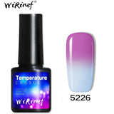 WiRinef 1pcs Temperature Nail Gel Polish Chameleon Thermo Varnish Semi Permanent Color Changing UV Lacquer