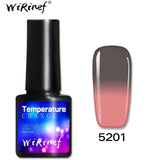 WiRinef 1pcs Temperature Nail Gel Polish Chameleon Thermo Varnish Semi Permanent Color Changing UV Lacquer