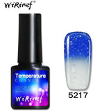 WiRinef 1pcs Temperature Nail Gel Polish Chameleon Thermo Varnish Semi Permanent Color Changing UV Lacquer