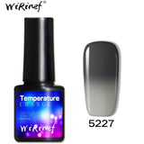 WiRinef 1pcs Temperature Nail Gel Polish Chameleon Thermo Varnish Semi Permanent Color Changing UV Lacquer