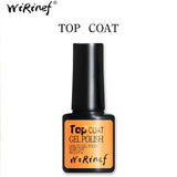 WiRinef 27 Colors 8ml Pure Semi-Permanent Nail Gel Polish UV Led Lacquer Hybrid Long Lasting UV Gel Nail Polish
