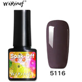 WiRinef 8ml Pure Colors Gel Nail Polish Long Lasting Gel Varnish UV&LED Semi Permanent Colorful Gel Lacquer
