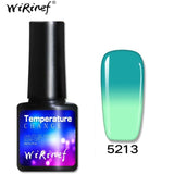 WiRinef Thermo Chameleon Gel Nail Polish Hot Sale Temperature Change Color Gel Varnish UV Gel Nail Varnish Lacquer