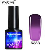 WiRinef Thermo Chameleon Gel Nail Polish Hot Sale Temperature Change Color Gel Varnish UV Gel Nail Varnish Lacquer