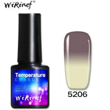 WiRinef Thermo Chameleon Gel Nail Polish Hot Sale Temperature Change Color Gel Varnish UV Gel Nail Varnish Lacquer