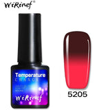 WiRinef Thermo Chameleon Gel Nail Polish Hot Sale Temperature Change Color Gel Varnish UV Gel Nail Varnish Lacquer