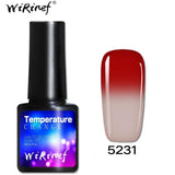 WiRinef Thermo Chameleon Gel Nail Polish Hot Sale Temperature Change Color Gel Varnish UV Gel Nail Varnish Lacquer