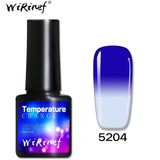 WiRinef Thermo Chameleon Gel Nail Polish Hot Sale Temperature Change Color Gel Varnish UV Gel Nail Varnish Lacquer