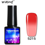 WiRinef Thermo Chameleon Gel Nail Polish Hot Sale Temperature Change Color Gel Varnish UV Gel Nail Varnish Lacquer