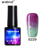WiRinef Thermo Chameleon Gel Nail Polish Hot Sale Temperature Change Color Gel Varnish UV Gel Nail Varnish Lacquer