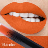 Women Fashion Sexy Long Lasting Liquid Matte Lipstick Lip Tattoo Makeup Pigment Nude Lip Tint Cosmentic Matte Velvet Lipgloss