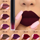 Women Fashion Sexy Long Lasting Liquid Matte Lipstick Lip Tattoo Makeup Pigment Nude Lip Tint Cosmentic Matte Velvet Lipgloss