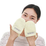 Women Makeup Remover Cleansing Gloves 1pcs Facial Scrubber Pad Durable Pore Cleansing and Face Remover Puff Tool New 2018