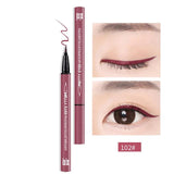 XIXI Brand Eye Liner Cosmetics Long Lasting Waterproof Pigment Natural Black Red BrownColor Pencil Eyeliner Makeup