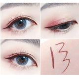 Xixi brand makeup colurful liquid eyeliner pencil wine red black waterproof long lasting super slim blue eyeliner pen AC042