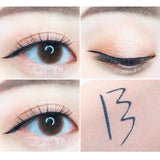 Xixi brand makeup colurful liquid eyeliner pencil wine red black waterproof long lasting super slim blue eyeliner pen AC042