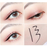 Xixi brand makeup colurful liquid eyeliner pencil wine red black waterproof long lasting super slim blue eyeliner pen AC042