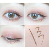 Xixi brand makeup colurful liquid eyeliner pencil wine red black waterproof long lasting super slim blue eyeliner pen AC042