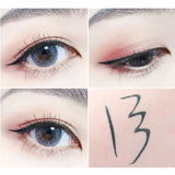 Xixi brand makeup colurful liquid eyeliner pencil wine red black waterproof long lasting super slim blue eyeliner pen AC042