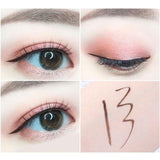 Xixi brand makeup colurful liquid eyeliner pencil wine red black waterproof long lasting super slim blue eyeliner pen AC042