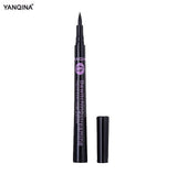 YANQINA 1Pcs Black Long Lasting Eye Liner Pencil Waterproof Eyeliner Smudge-Proof Cosmetic Beauty Makeup Liquid Eyeliner Pen