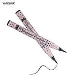 YANQINA 1Pcs Black Long Lasting Eye Liner Pencil Waterproof Eyeliner Smudge-Proof Cosmetic Beauty Makeup Liquid Eyeliner Pen