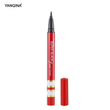 YANQINA 1Pcs Black Long Lasting Eye Liner Pencil Waterproof Eyeliner Smudge-Proof Cosmetic Beauty Makeup Liquid Eyeliner Pen