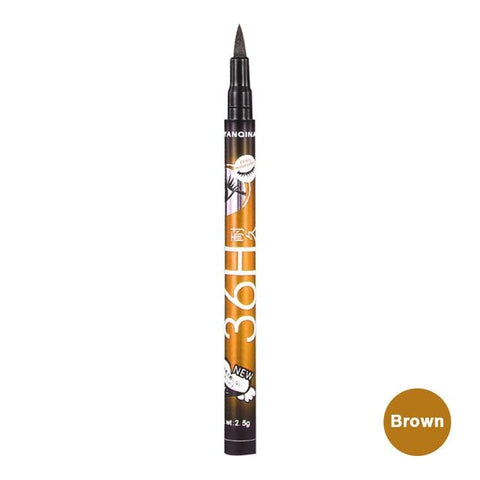 YANQINA 36H Black Waterproof Liquid Eyeliner Make Up Beauty Comestics Long-lasting Eye Liner Pencil Makeup Tools for eyeshadow